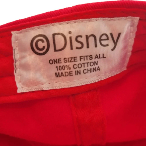 Disney Vacation Club Member Embroidered Baseball Cap, Red & Tan - Picture 5 of 5